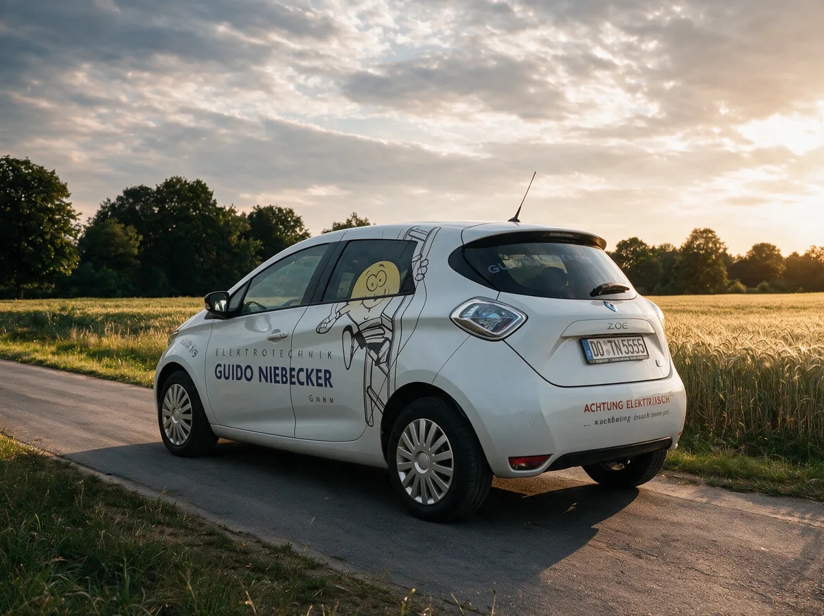Servicefahrzeug der Guido Niebecker Elektrotechnik GmbH